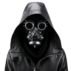 New Plague Doctor Cosplay Headgear Halloween Steampunk Retro Goggles Creative Mask Resin Eye Protector Antigas Mask Porps Unisex