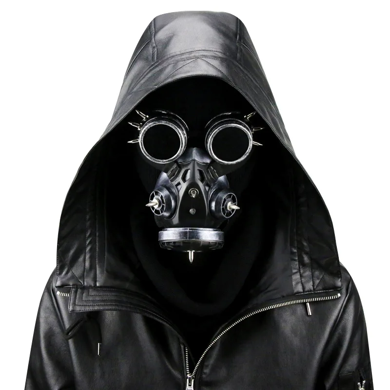 New Plague Doctor Cosplay Headgear Halloween Steampunk Retro Goggles Creative Mask Resin Eye Protector Antigas Mask Porps Unisex