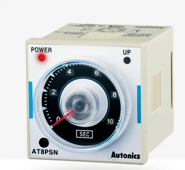 

AT8PSN Timer, Analog,True Power Off-Delay, Multi-Range-Seconds, DPDT, 200-240VAC, 8-Pin (socket reqd)