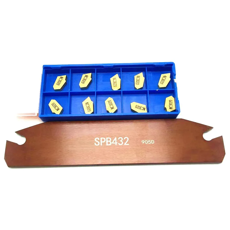 SPB226 SPB332 1pc+10pcs SP200 SP300 SP400 High Quality Set Grooving SPB Slotting and Cutting Insert Lathe CNC SPB Tool Holder