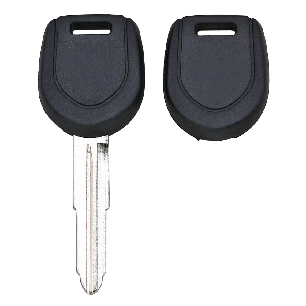 Uncut Transponder Ignition blank Key shell case for Mitsubishi Outlander Lancer Shogun L200 ID46/4D61 chip MIT8 MIT11 blade