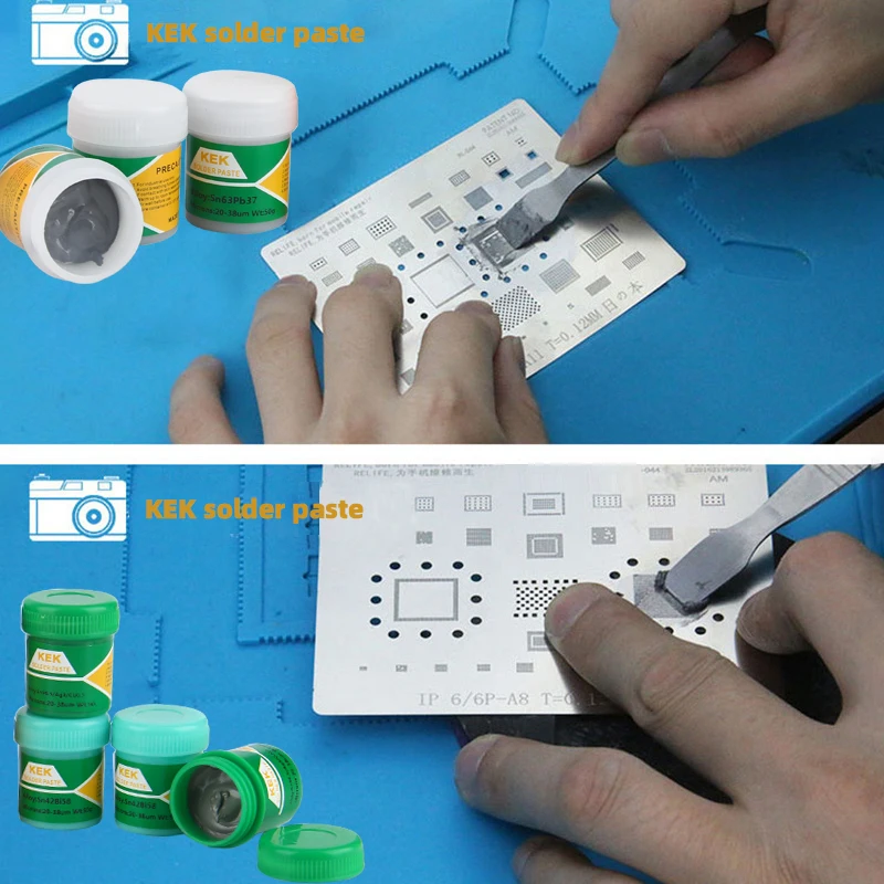 Solder Paste Sn63 BGA Melting point: 183℃ Repair Tin Paste SMD Patch Vitalizer Welding Chip Repair Soldering