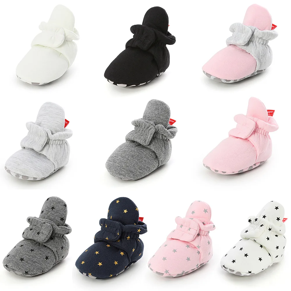 

Newborn Shoes Winter Warm Socks Toddler Boots Baby Girl Boy First Walker Soft Sole Booties Unisex Crib Shoes zapatos bebe CSH998