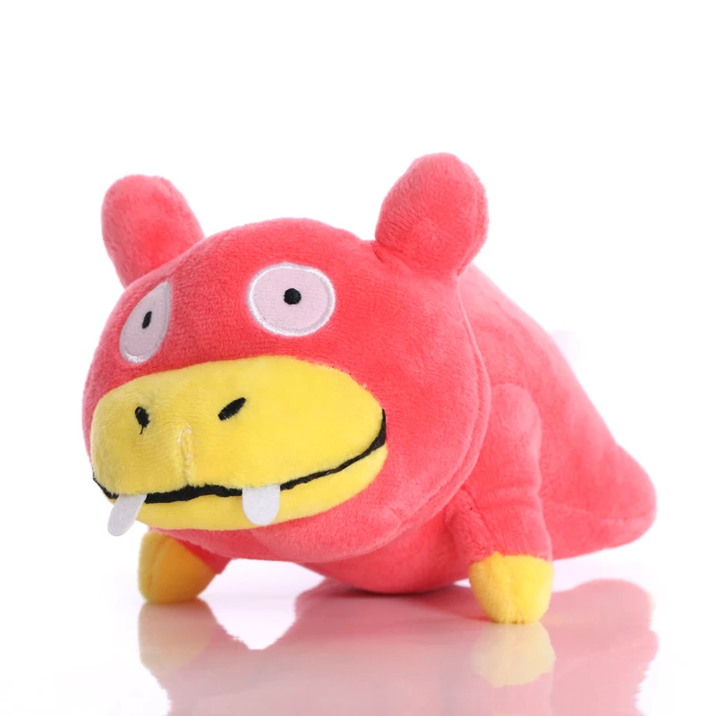 Peluche de Pokémon Slowpoke de 20cm para niños, muñeco de peluche con colgante de Slowpoke, animales de peluche suaves, regalo de Navidad