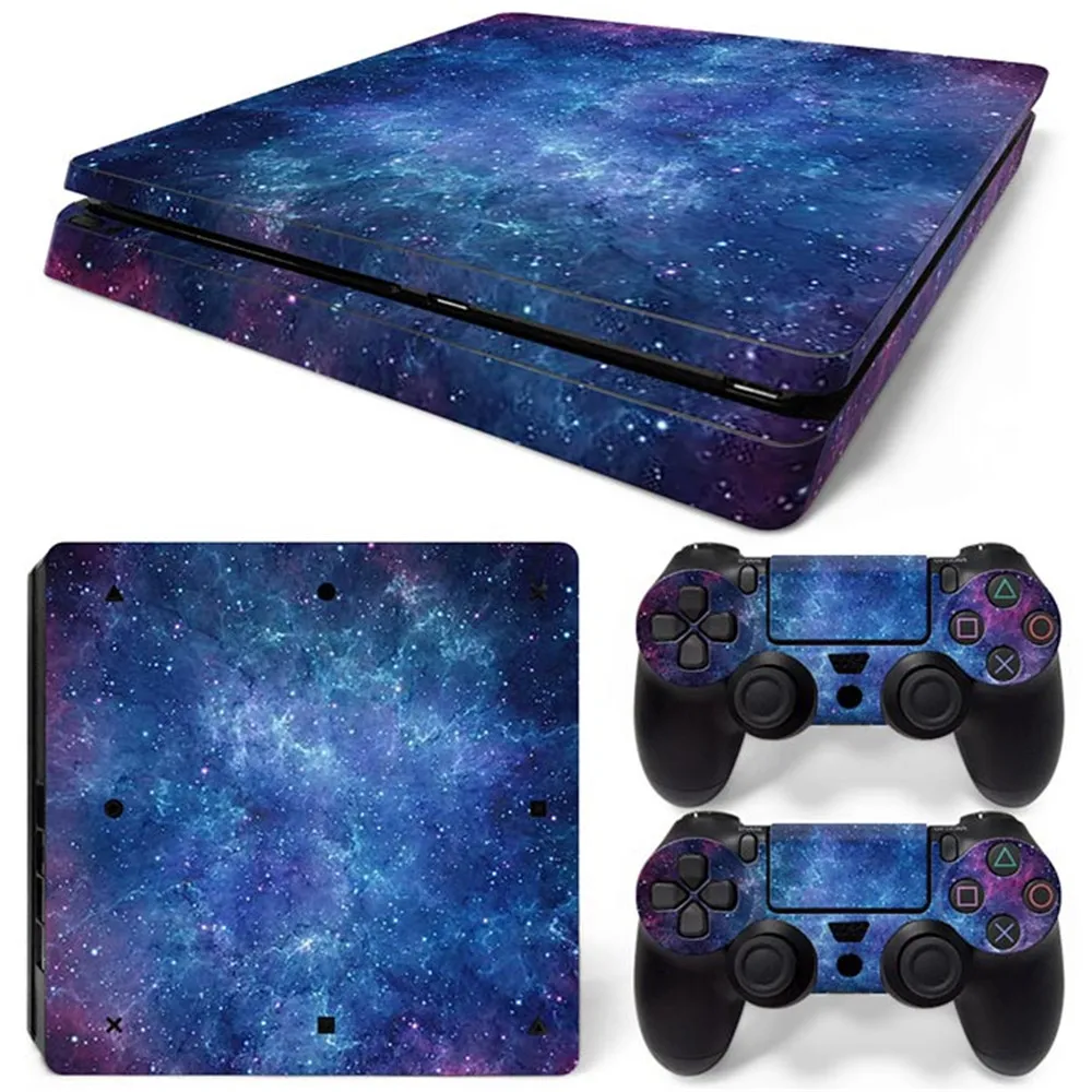 for PS4 Slim Decal Protective Skin Cover Sticker for PS4 Slim Console & Controller Stickers Vinyl