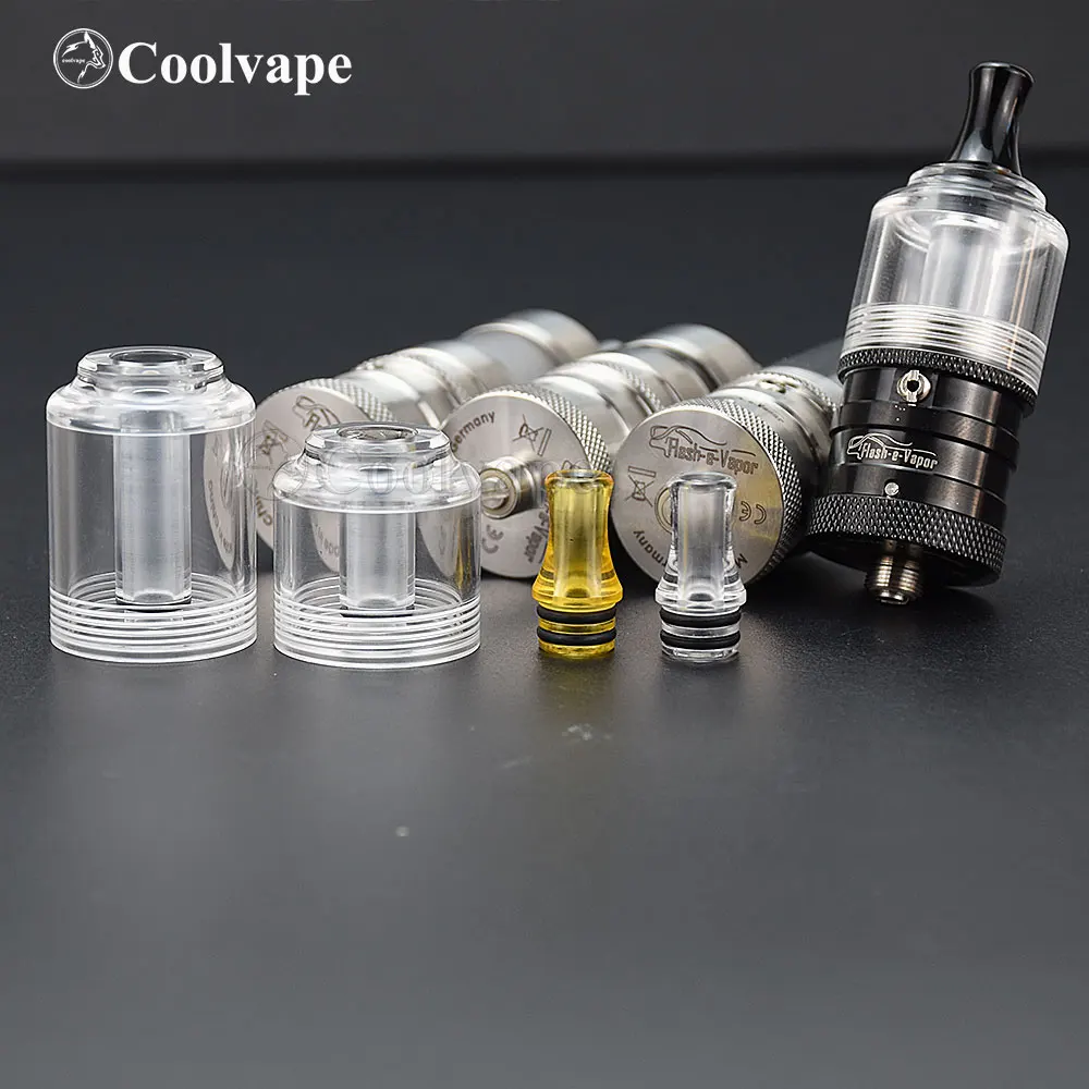 Sxk Flash-e-بخار V4.5S + rta sxk فلاش e بخار V4.5 هيئة الطرق والمواصلات 23 مللي متر خزان البواخر موالف pc bellcap 510 الشكل MTL بالتنقيط تلميح موجة تلميح