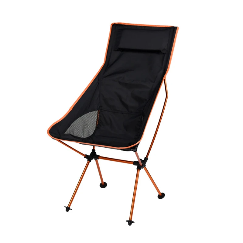 Portable Collapsible Moon Chair Fishing Camping BBQ Stool Folding Extended Hiking Seat Garden Ultralight Office Home Furniture