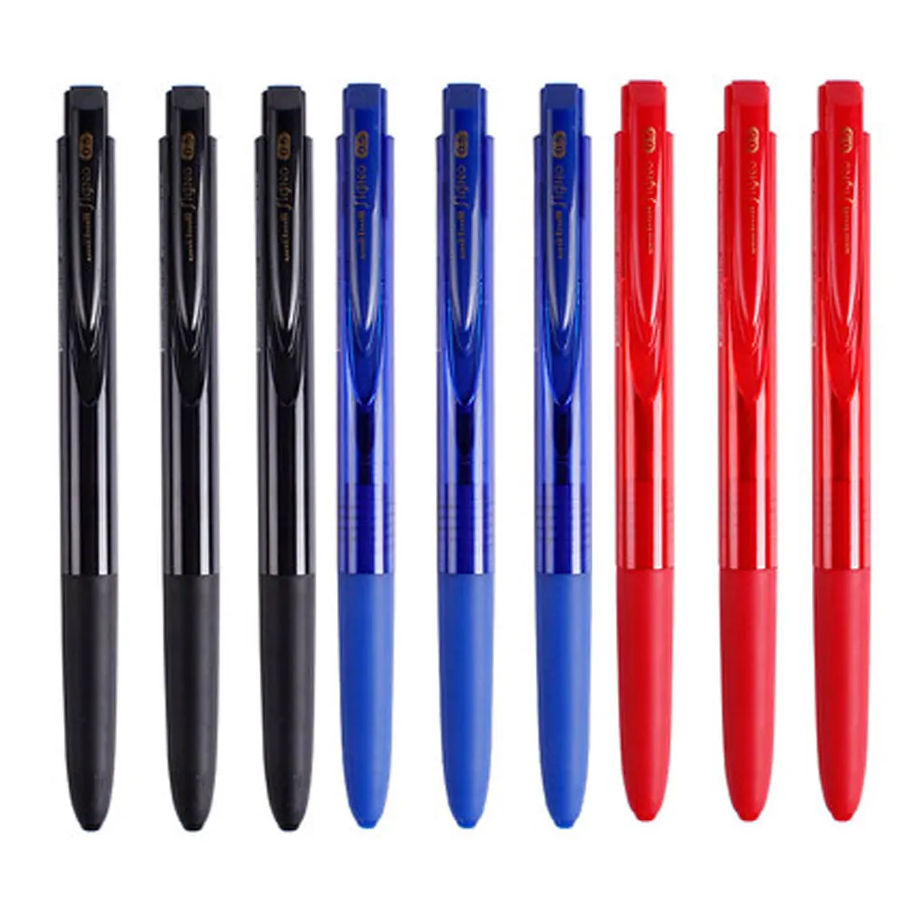 

5Pcs UNI BALL Gel Pen Black/Blue/Red Neutral Pen Signo RT1 UMN-155 0.38/0.5mm Refill Press Pens For School Students Supplies