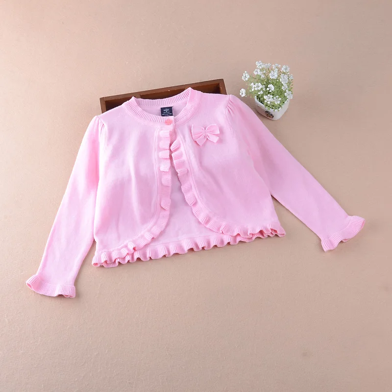 3-36month Red Baby Girls Jacket Little Girl Pink Yellow Cardigan Shawl Baby Girls Clothes for 1 2 3 Years Old OGC215403