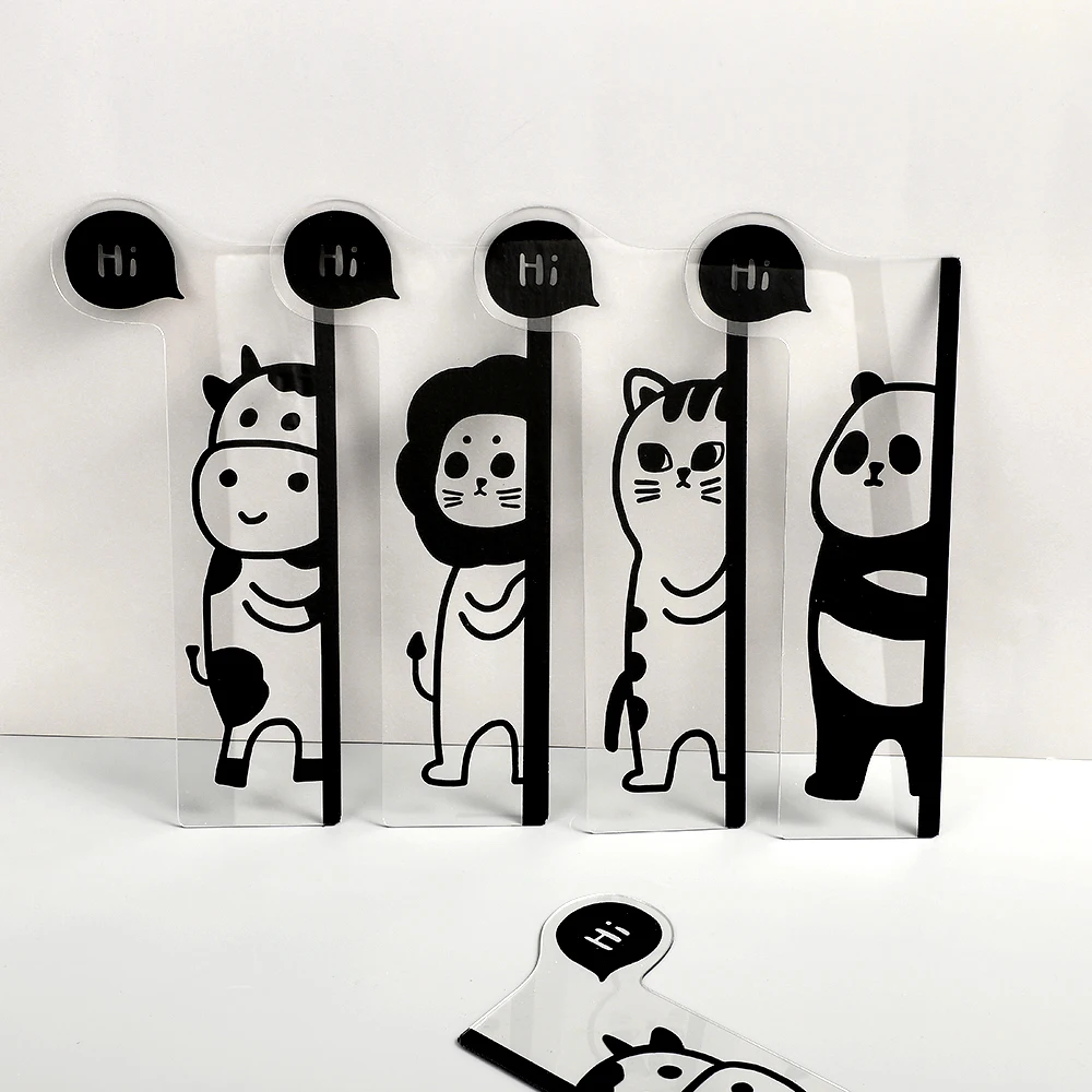 JIANUWU 1pcs cartoon animals Convenient memo board Computer side message board kawaii Monitor Memo Board School supplies