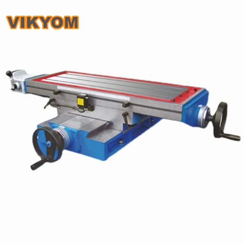 Cross heavy precision sliding table drilling and milling Multifunctional guide rail hand crank small bracket sliding table