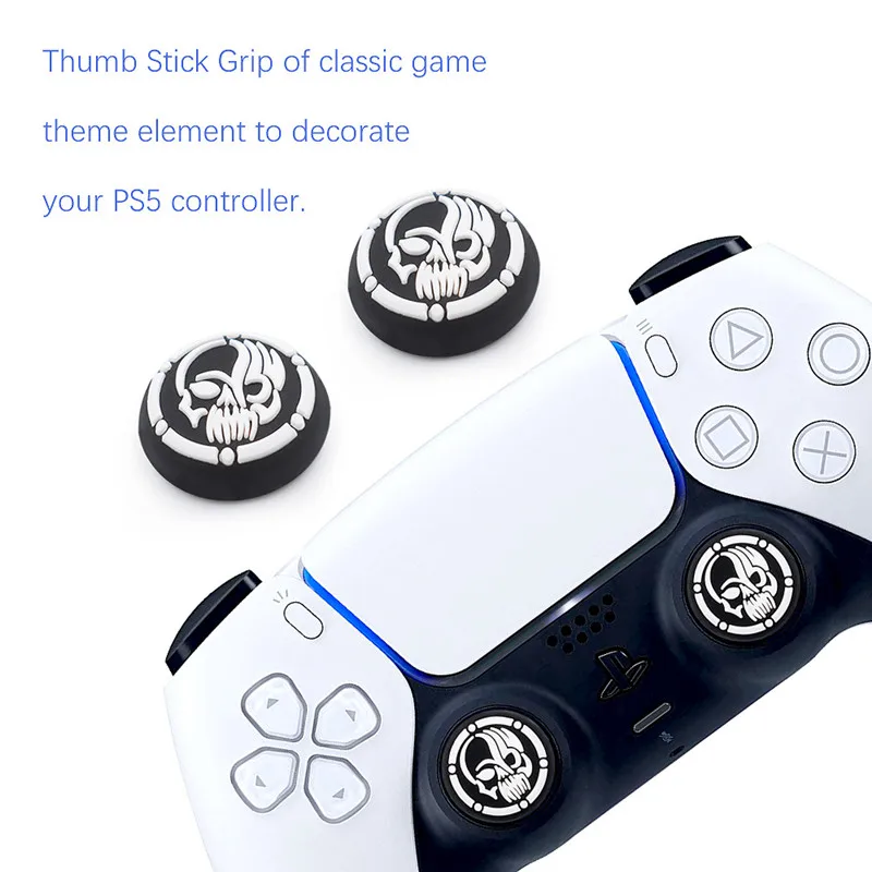 1Pc Soft Silicone Thumb Stick Grip Cap for Ps5 Ps4 Xbox Series X/s Switch Pro Game Controller Joystick Thumbstick Grip Caps