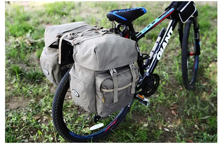 50L Fahrrad Tasche Mountain Road Sattel Radfahren Taschen Fahrrad Hinten Sitz Tasche Doppel Seite Rack Schwanz Sitz Pannier Pack Fahrrad Zubehör – Detail 10