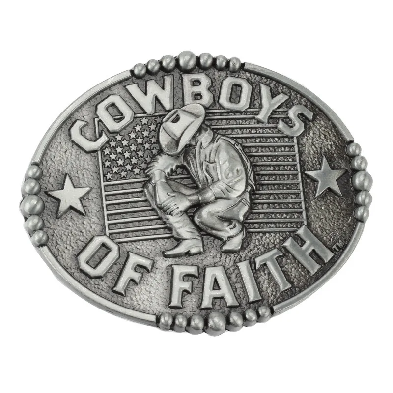 YonbaoDY belt Buckle The Faith of the Western Cowboy waistband DIY Accessories