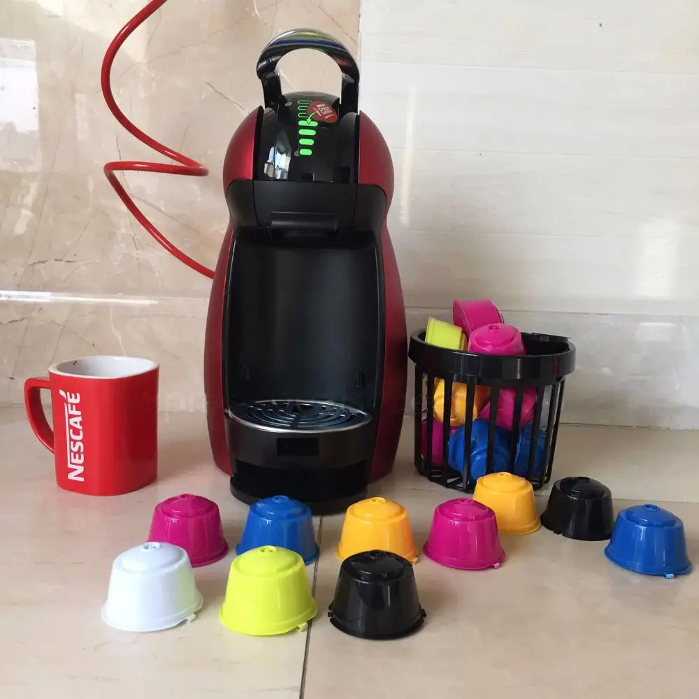 Multi Color Coffee Capsule Cup Refillable Reusable Pods K-cups Perfect Gift For Coffee Lovers Suitable For Dolce Gusto Machine