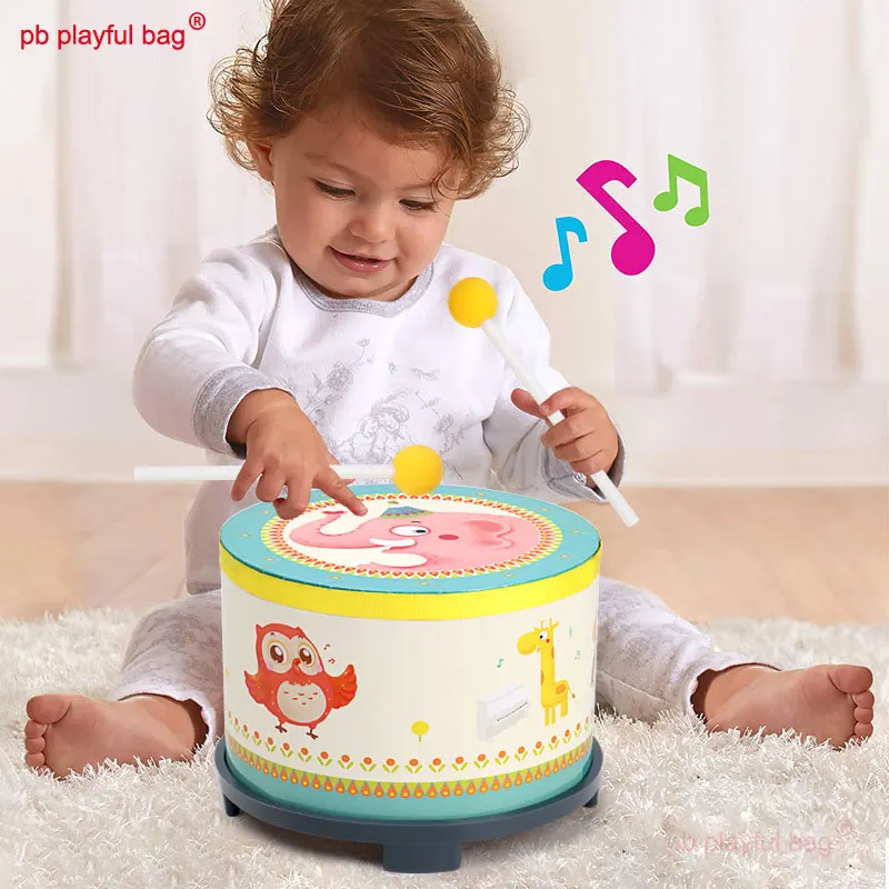 

PB Playful bag Children's early education enlightenment strike elephant drum musical instrument toy cute cartoon shape UG09