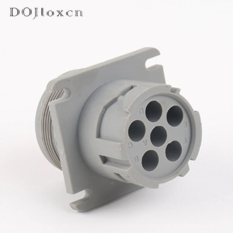 1-2 Sets 6 Pin Male Female Connector ROHS Environmental Protection IP68 Waterproof Flame Retardant HD16-6-12S-B010 HD10-6-12P