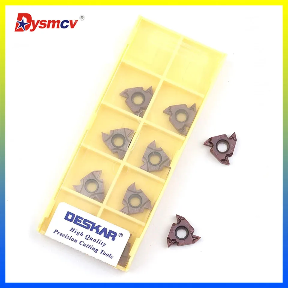 DESKAR100%Original 16ERM 16IRM 11W 14W AG55 AG60 LF6018 Indexable Threading carbide Insert CNC lathe cutter For stainless steel