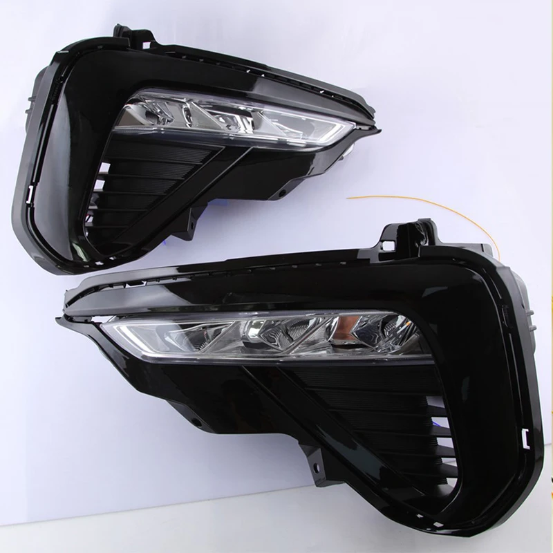 1pair For Kia K5 Optima 2019 2020 LED DRL Daytime Running Light Daylight Signal fog lamp Styling Auto Drive lights