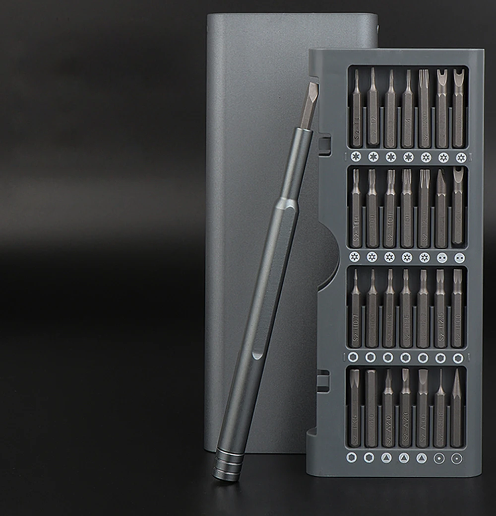 Juego de puntas de destornillador de precisión S2, Kit de destornilladores magnéticos de acero para teléfonos, juego, tableta, PC, herramienta de reparación electrónica