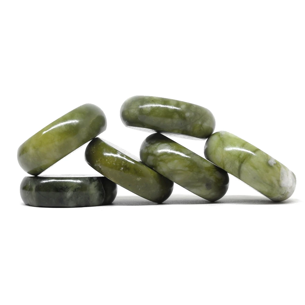 6x6cm Spa hot Stone Beauty Stones Massage Green stone Natural Stone Hot Relieve Stress RELAX jade massage set toe massage