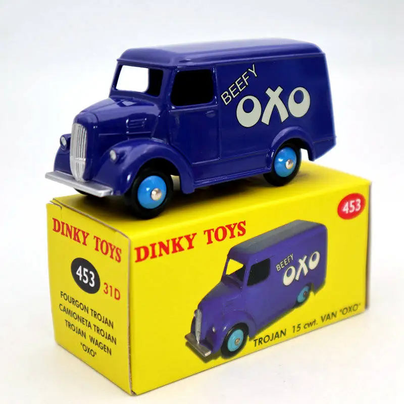 Atlas Dinky toys 453 For Fourgon Trojan 15 cwt VAN OXO Diecast Models Auto Car Gift Collection Miniature