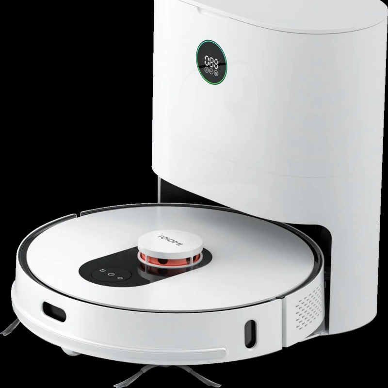 Roidmi-robô aspirador de pó e esfregão, versão global, com coleção inteligente de poeira, suporta assistente do google e aplicativo alexa