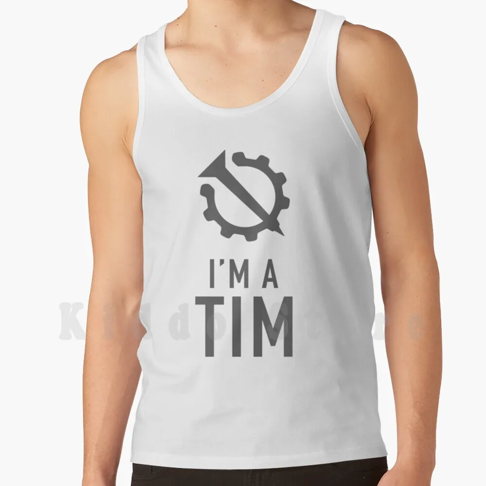

I'm A Tim (серый на белом) Майки Жилет 100% хлопок Hello Internet Cgp Grey Brady Haran Nail And Gear Nail Gear Cortex