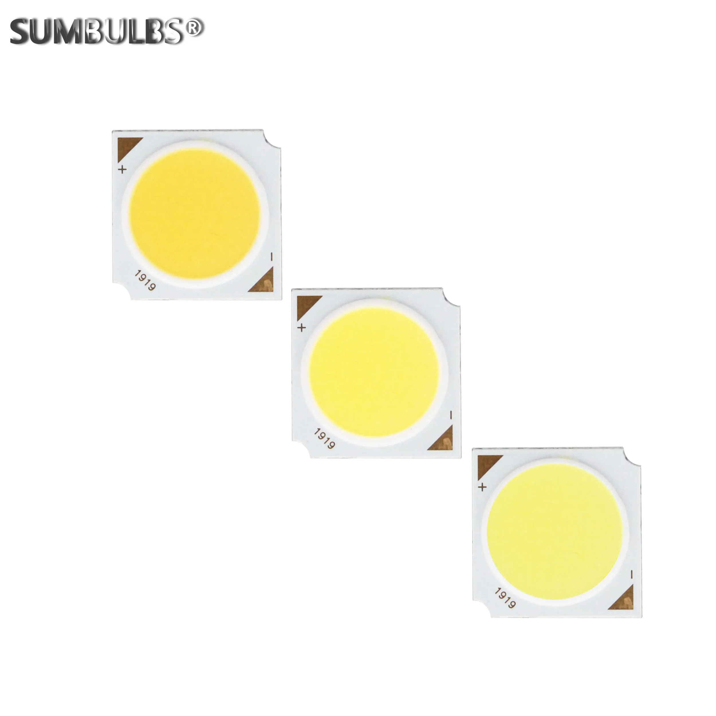 SUMBULBS 1919-17 Diameter 17mm LED COB Light Source Diode 10W 15W 20W 30W for Down Track Light DIY Lamp Bulb