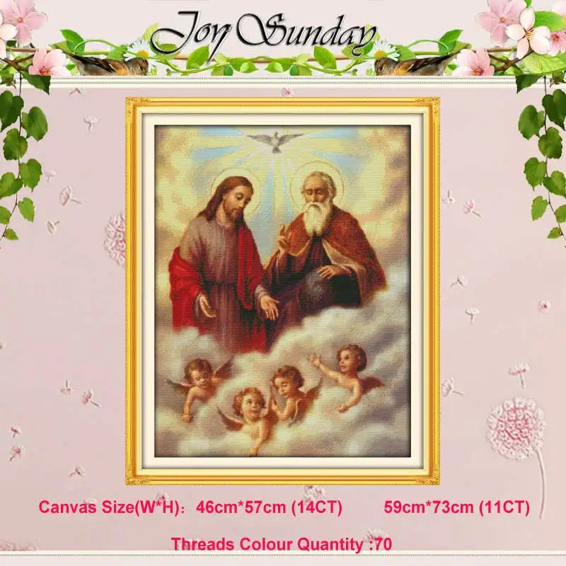 Religious figure Jesus Goddess patterns counted 11CT 14CT Cross Stitch Set DIY Cross-stitch Kit Embroidery Needlework Home Decor
