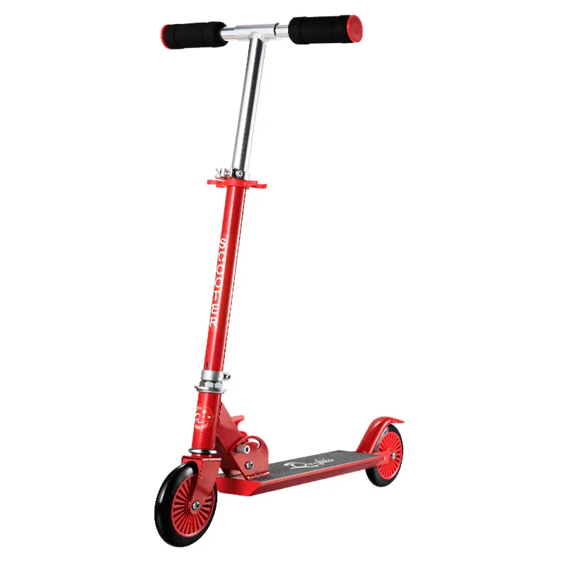 Trottinette Pliante en Alliage d'Aluminium pour Enfant, Planche à Roulettes Réglable, Jouets d'Exercice, pour Garçon et Fille, 2 Roues