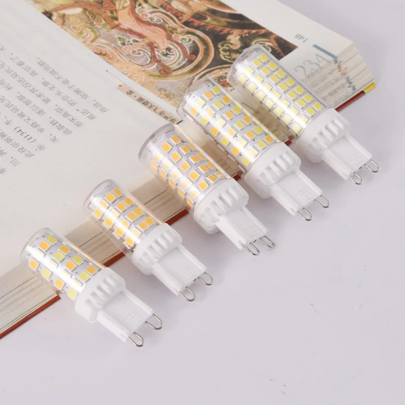 LED Lighting Source G4 G9 5W Warm White Ceramic 110-240V Three Color Variable Light Source
