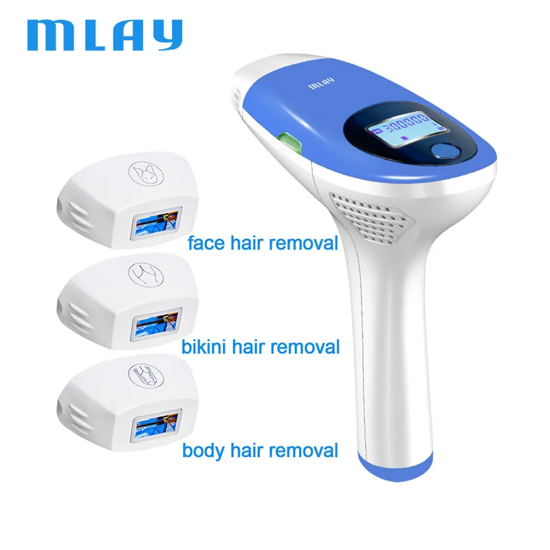 Mlay Laser Hair Removal 500000 Flashes Permanent IPL Hair Removal Machine For Woman With 3 Hair Removal Lamp Depilador