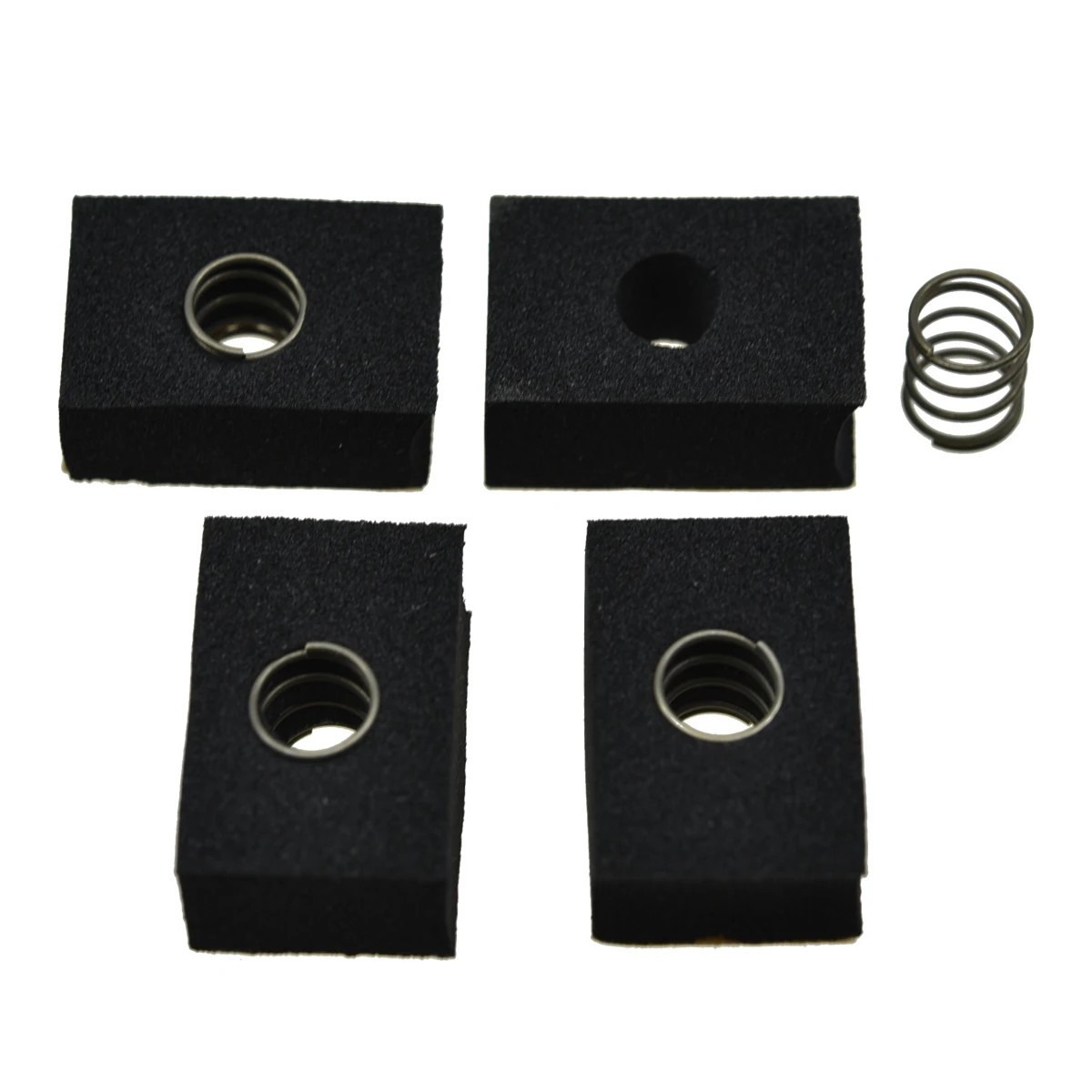 Dopro 4pcs Bass Pickup Height Foam Pickup Height Adjustment Pads with Springs for Precision P Bass or Jaquar Pickups