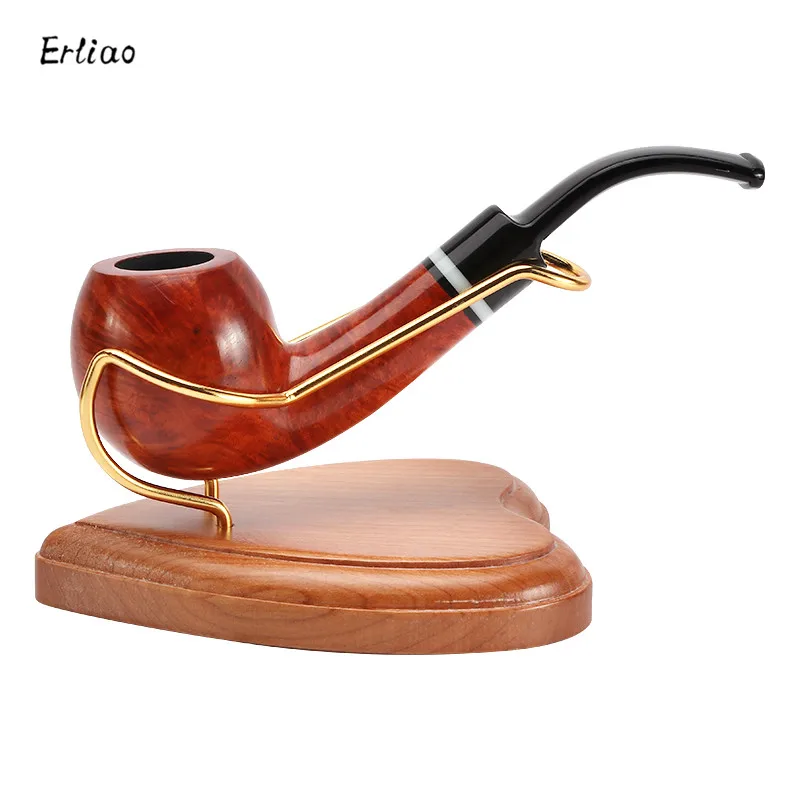 Multi Styles Tobacco Pipe Holder Natural Sandalwood Smoking Accessories 3-4-5 Pipe Rack Safer and More Practical Tool