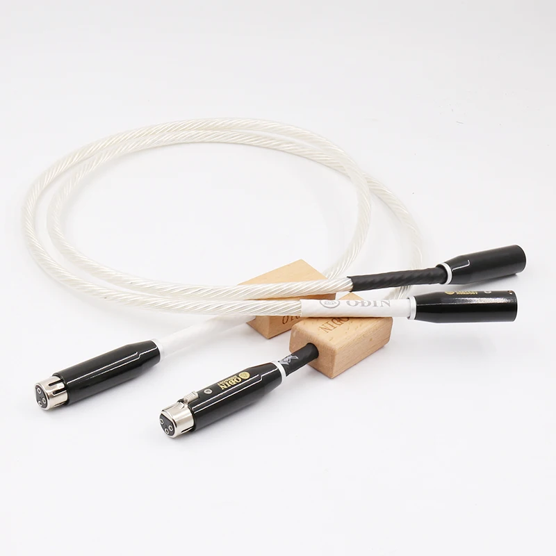 

High Quality Nordost Odin Silver Reference Interconnects Audiophile XLR Balance Cable for Hi-End Amplifier CD Player