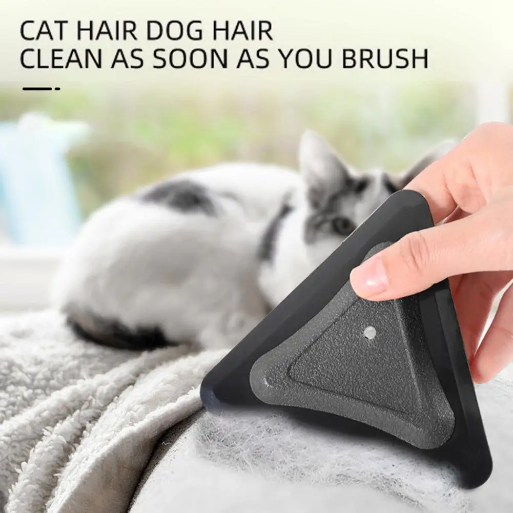 Pet Hair Remover Scraper Dog Cat Hair Cleaning Device Carpet Sofa Car Detail Scraper Pet Lint Removal Silicone Brush Pet Product