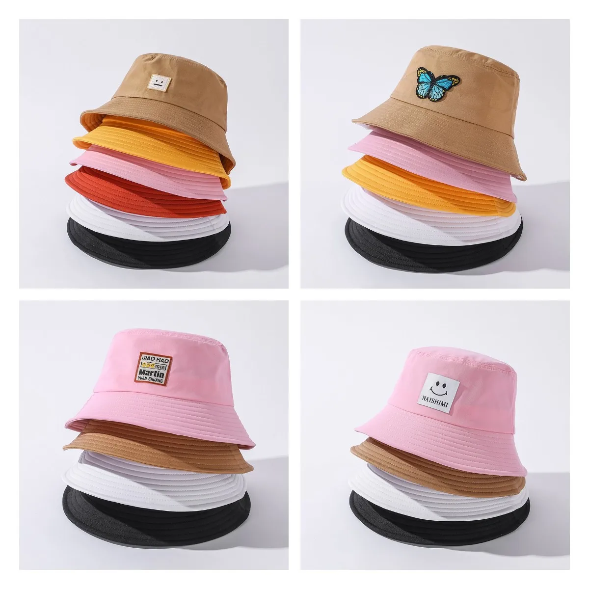 

Spring Summer Ladies Fisherman Hat Sun Hat Breathable Basin Hat Student Couple Casual Solid Color Hip-hop Hat Fishing Hat Boonie