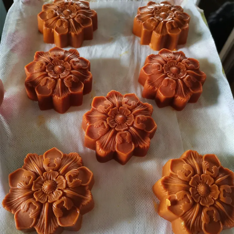 Classic Flower Soap Mold Silicone Soap Mold for Handmade DIY Natural Soap Making Cake Mousee Molds Scented Candle Mould