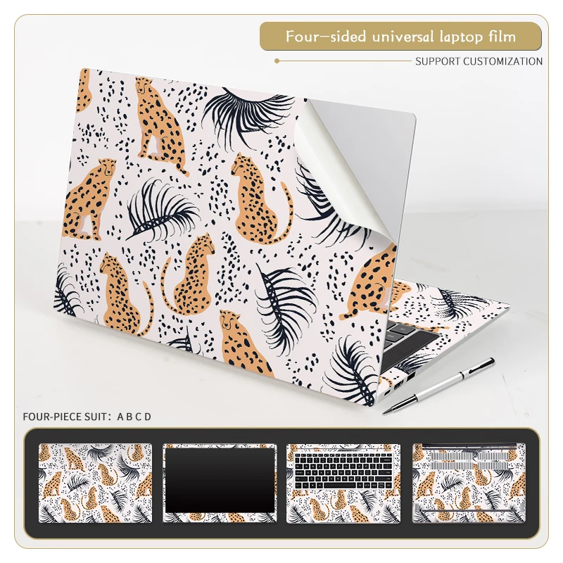 

Laptop Skins Sticker Notebook PVC Skin Whole body Sticker 11"13"14"15"17"Skin for Macbook/HP/ Lenovo/ Acer/Dell Decorative Decal