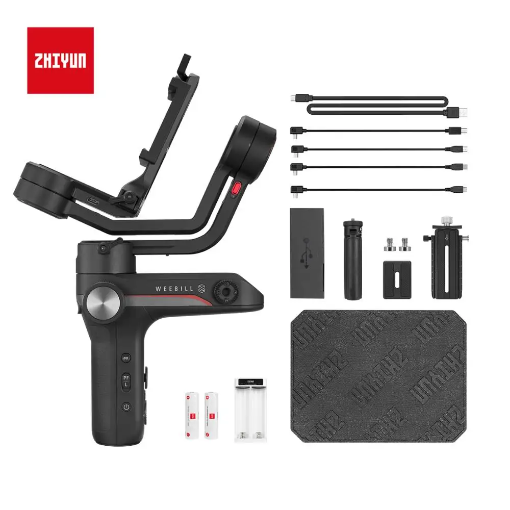 Zhiyun-estabilizador para câmera com tela oled, 3 eixos, cardan, viatouch, 2.0, pk, dji, ronin s, capinação