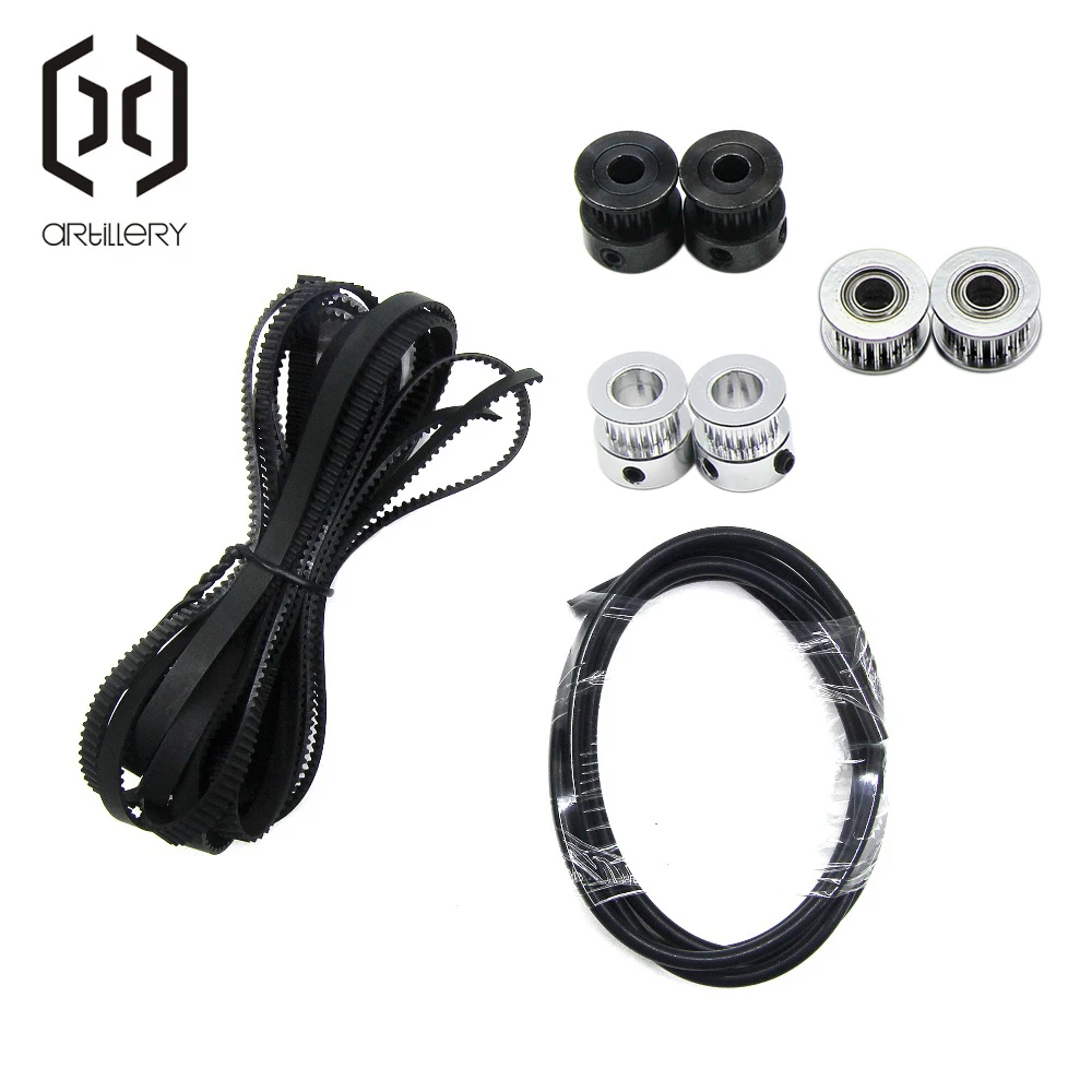 Artillery 3D Printer Sidewinder X1 X2 Genius Geniuspro 24V Black Cooling Fan Kit 4010/4020/8020 Extruder Fan And Belt Set