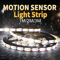 Night Light PIR Motion Sensor Light Tape SMD 2835 Waterproof Kitchen 5V LED Strip 1M 2M 3M Tiras Led Stair Bed Wardrobe Lamp Bar