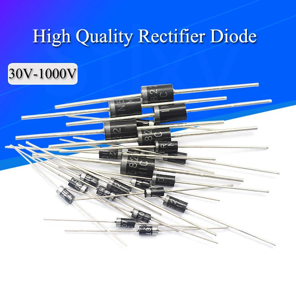 High quality Rectifier Diode 1N4007 10A10 1N5408 1N5819 1N4001 5822 1N4001 1N4004 1N4005 1N5404 1N5408 6A10 FR107 UF4007 SR5100