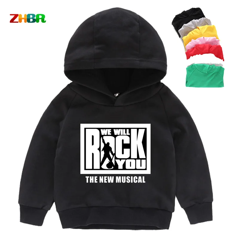 hoddies for boys Hiphop rock Toddler Baby Kids Boy Girls Hoodies  Long Sleeve Hooded Sweatshirt Kid  Customization for Customers