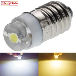 1Pcs Warm/White 0.5W Screw E10 1V-3V 1.2V 1.5V 1.7V 2.2V 2.5V 3V 100Lm COB LED Old Flashlight Bulb Torch Bike Tail Work Light