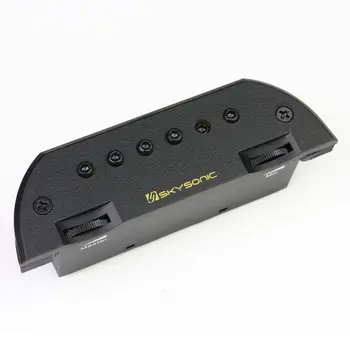 Skysonic T-903 액티브 어쿠스틱 기타 사운드홀 픽업 험버커 (마이크 내장), 톤 및 볼륨 조절 기능으로 선명한 사운드 제공 8 best sales 스카이소닉 - №6
