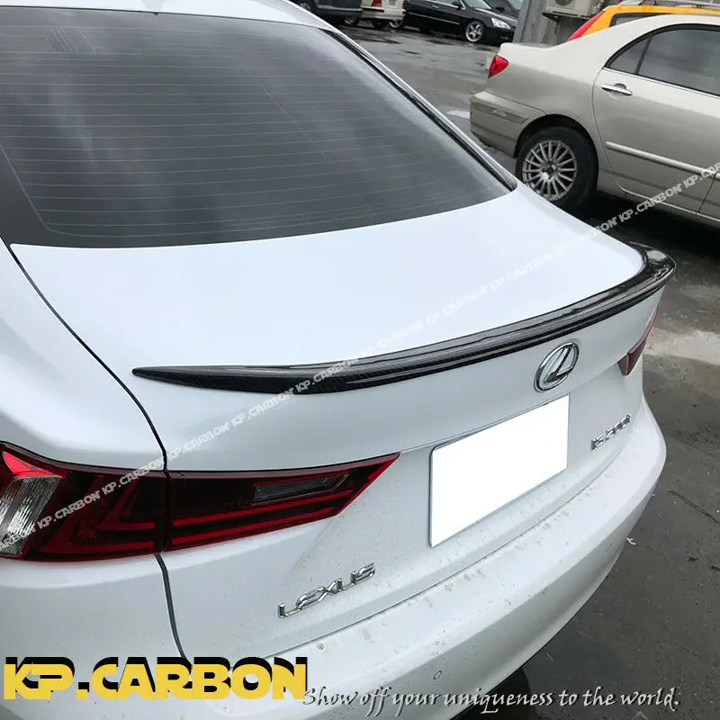 Fit For LEXUS 2014 2015 2016 IS250 IS350 Sport Type Carbon Fiber Trunk Spoiler Tail Wing