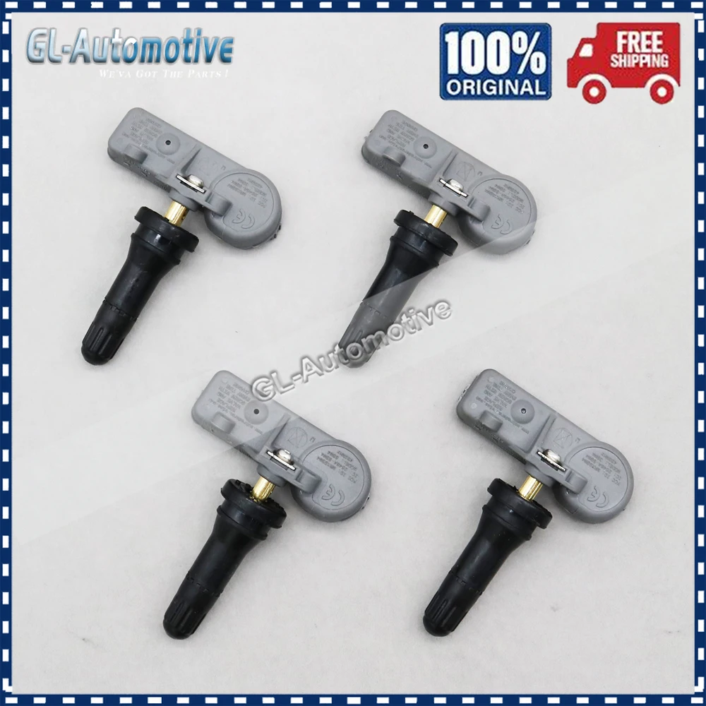 Set of (4) TPMS 68464665AA Tire Pressure Sensor for Jeep Gladiator Chrysler Voyager Dodge Durango Fiat 500X 68313387AB