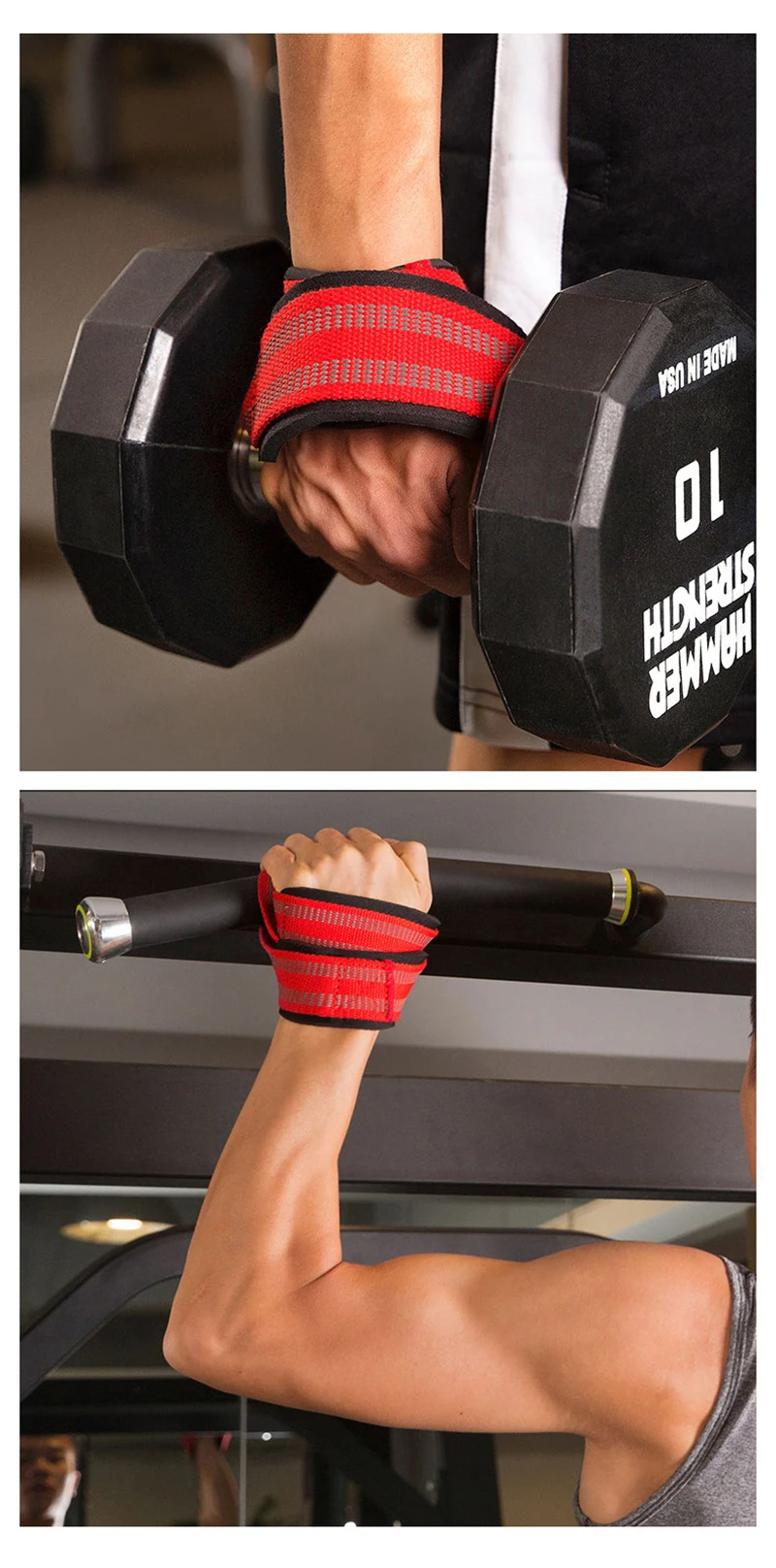 Figuur 8 Gewichtheffen Bandjes Deadlift Band Voor Powerlifting Gewichtheffen Lifting Gym Wrist Wraps Fitness Bodybuilding